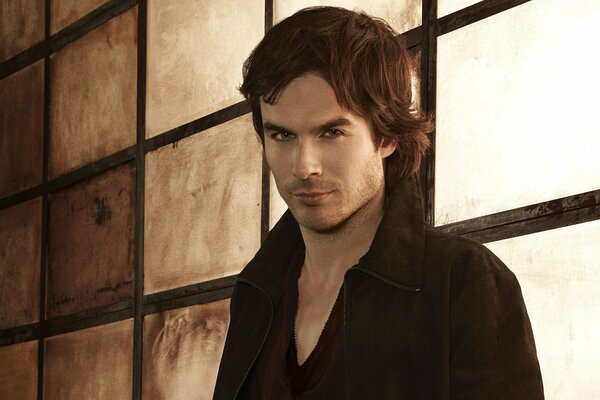 Attore Ian Somerhalder . Damon di The Vampire Diaries