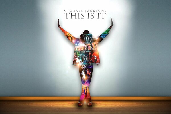 Cover of a documentary about Michael Jackson