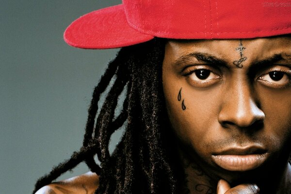 Lil wayne im Hintergrund