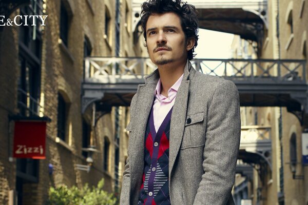 Fotoshooting von Schauspieler Orlando Bloom