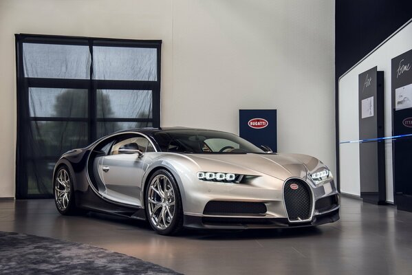 Bugatti car supercar steel color