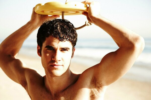 Charming Darren Criss, singer, actor