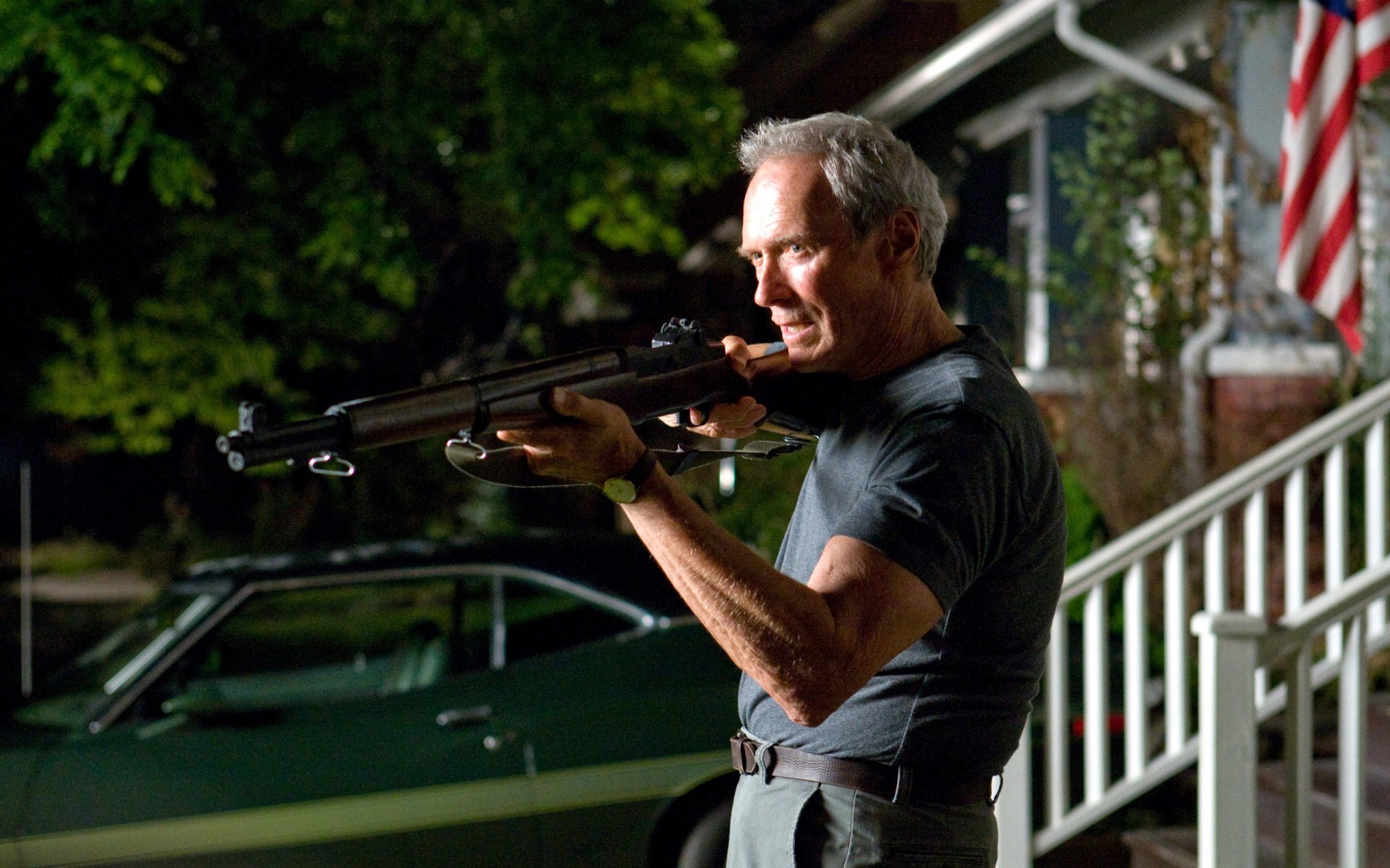 clint eastwood gran torino the gun man