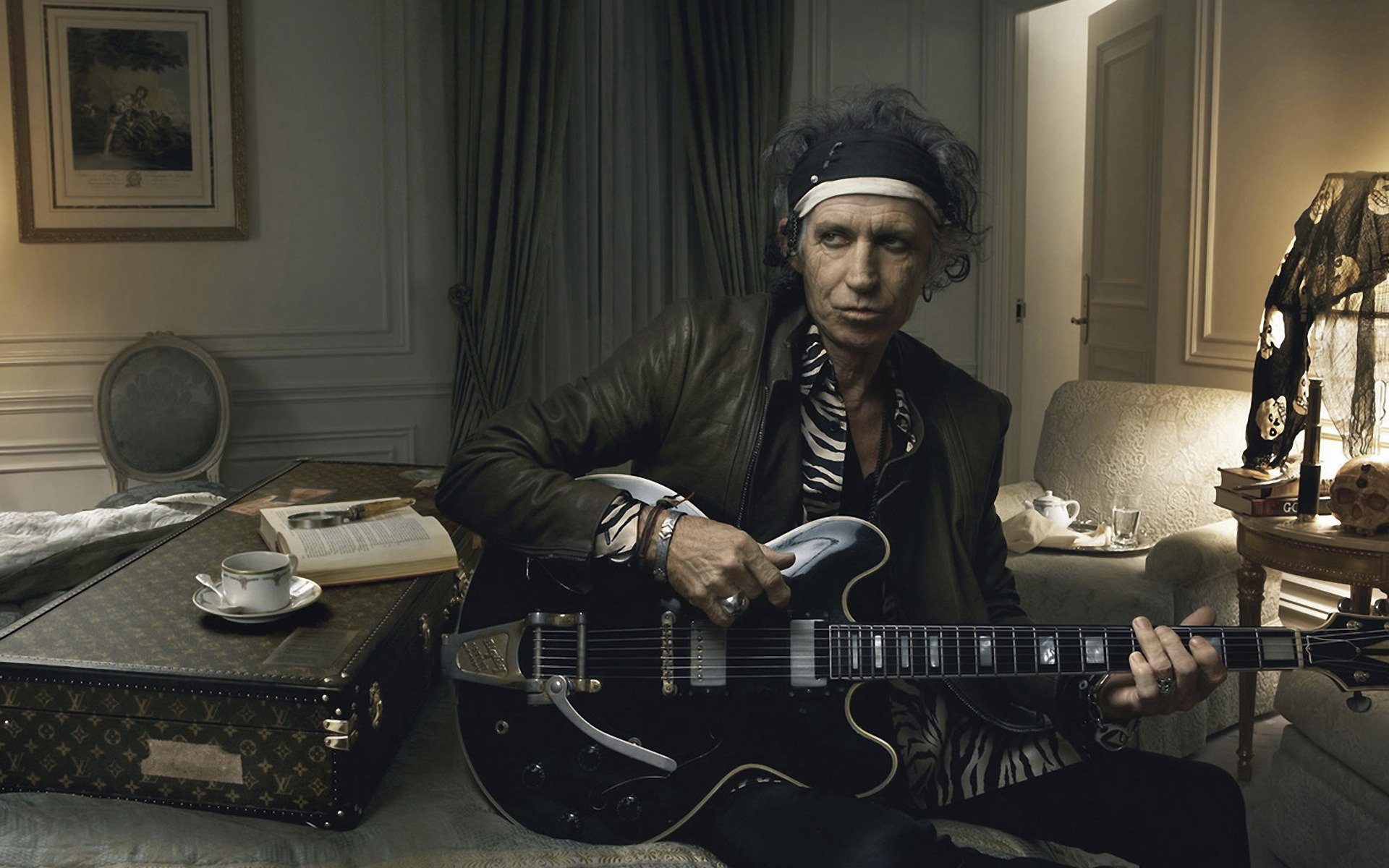 rolling stones keith richards annie leibowitz rock gitarre