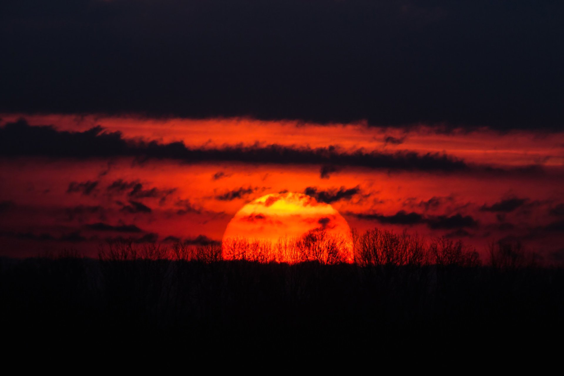 puesta de sol sol naturaleza