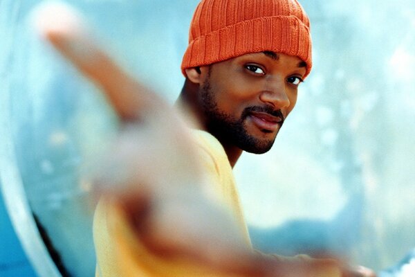 Actor Will Smith in a hat