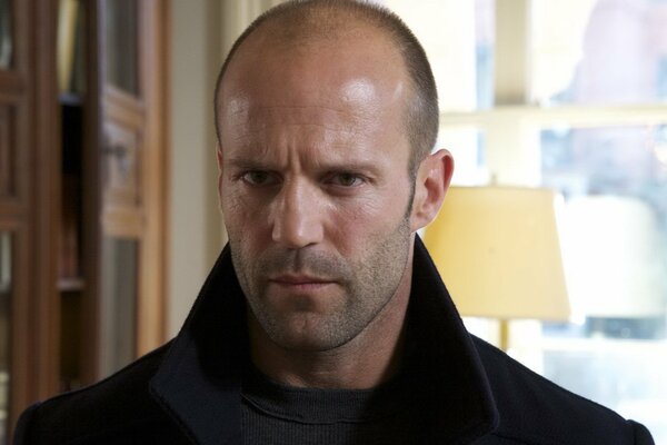 Actor Jason Statham looks sad