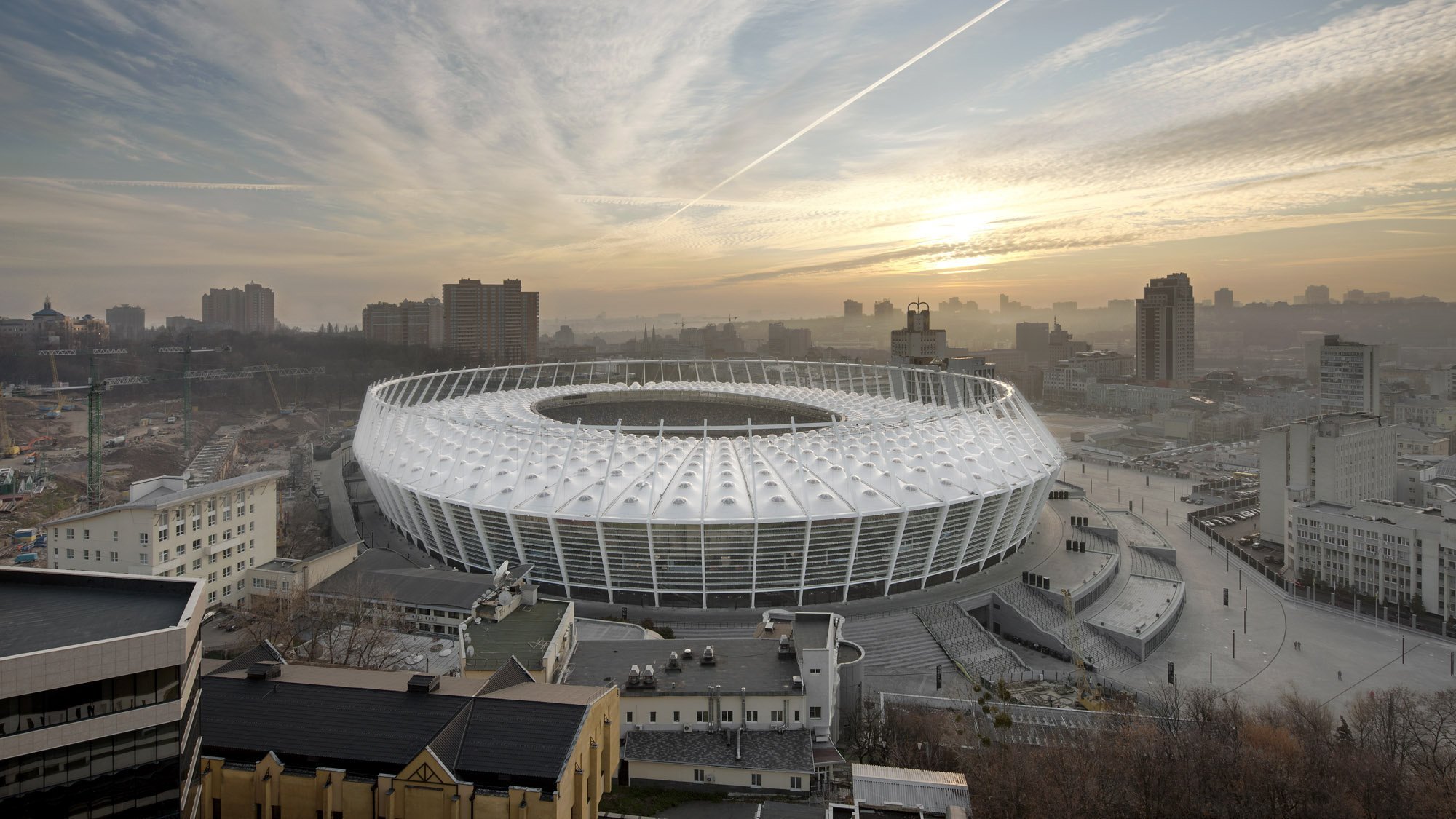 kiev amanecer estadio