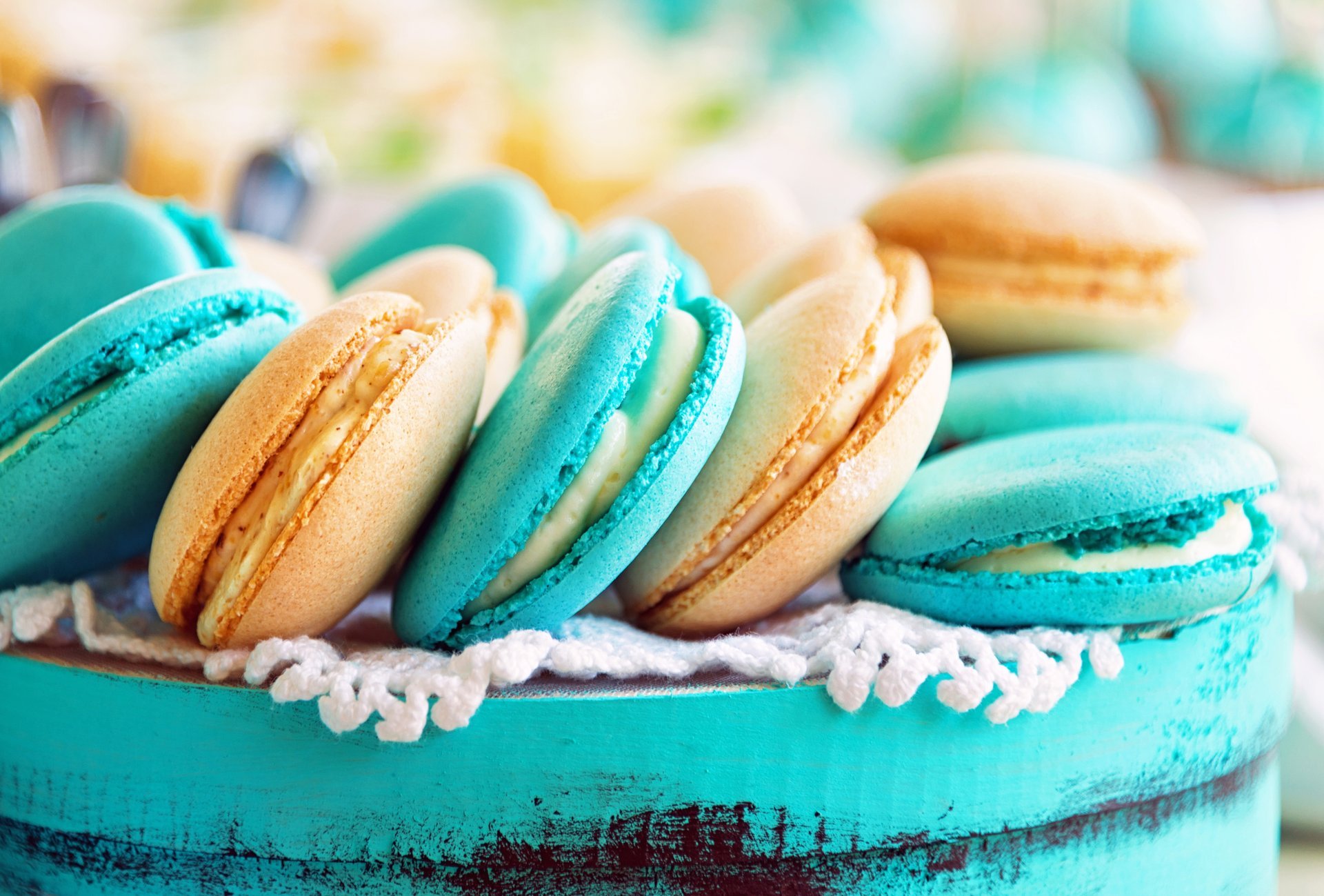 macaron macaroon cookies almonds baking dessert cream sweet