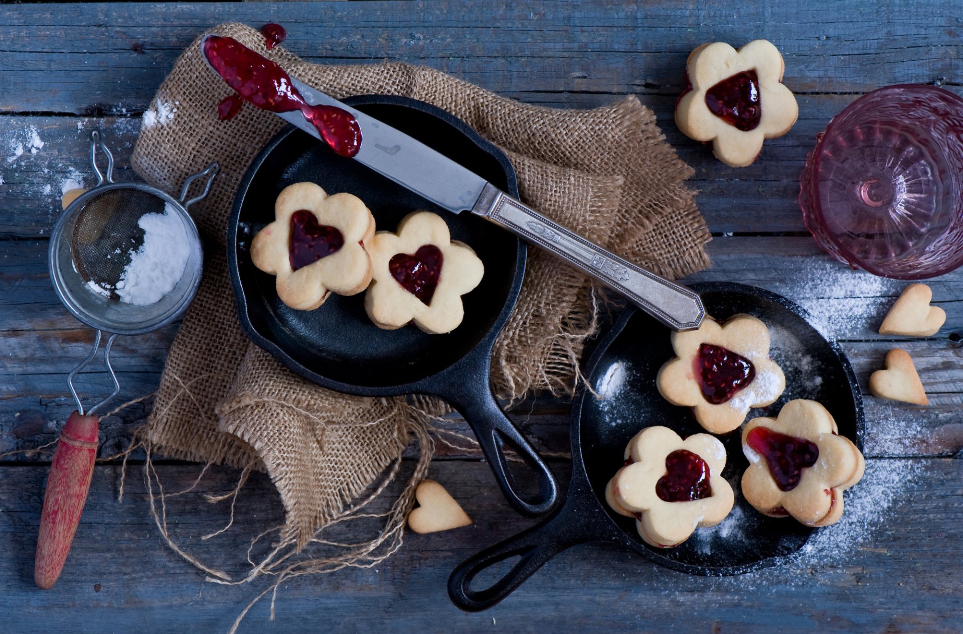 biscotti di san valentino biscotti marmellata