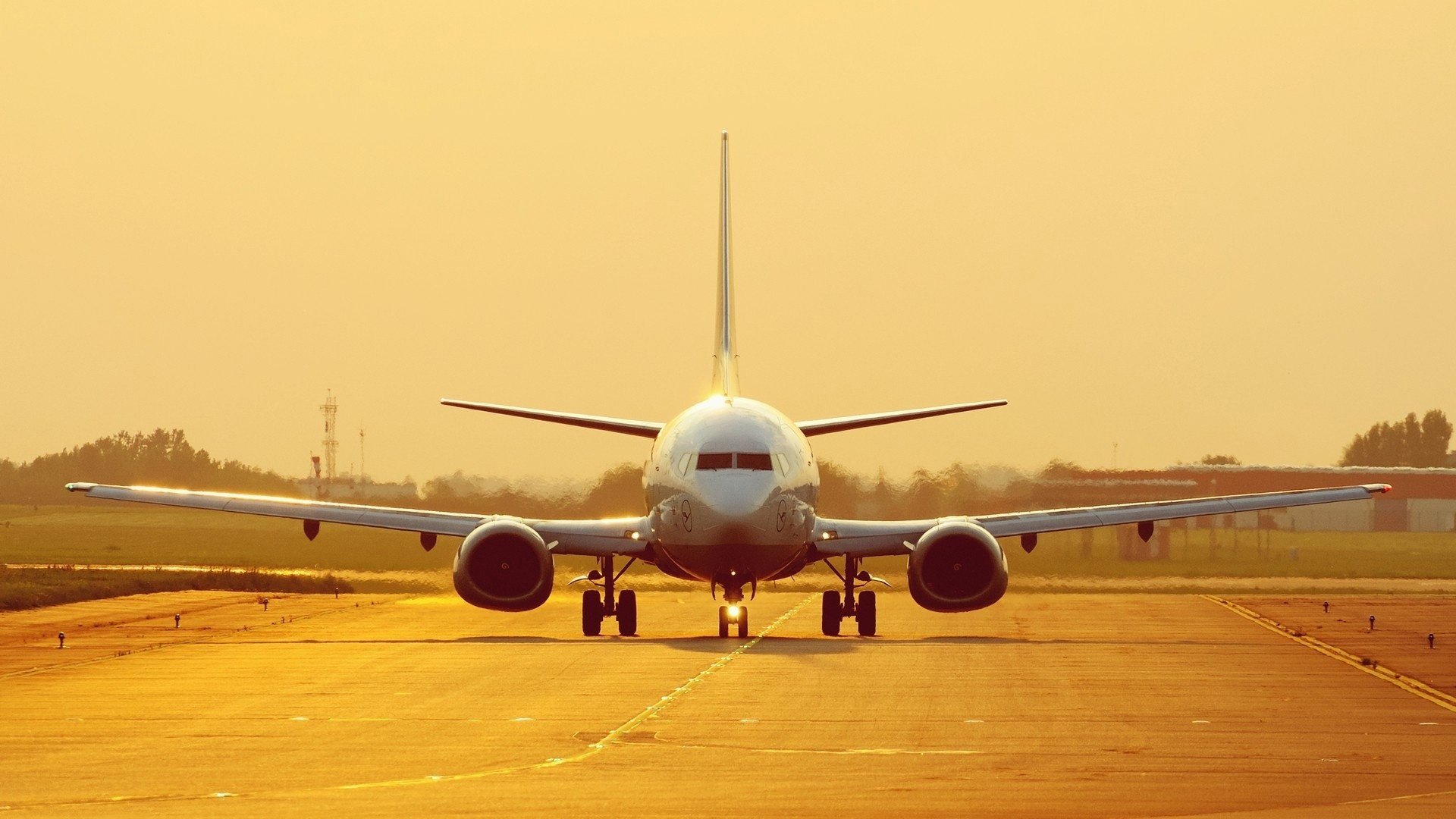 piste matin prêt avion