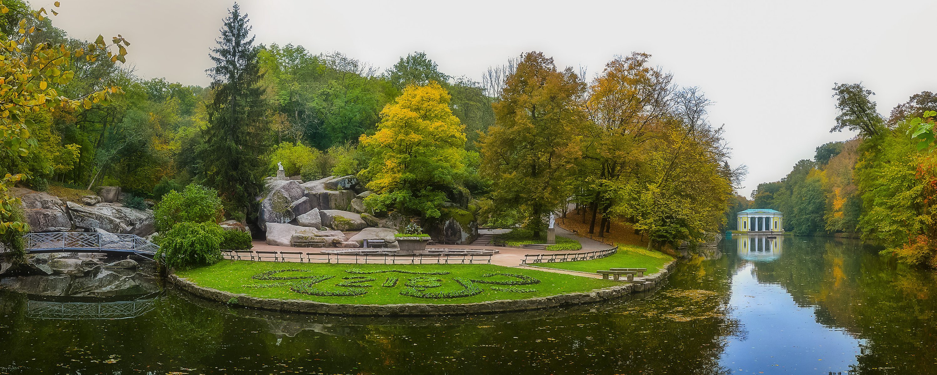 ucrania región de cherkasy uman parque sofievsky