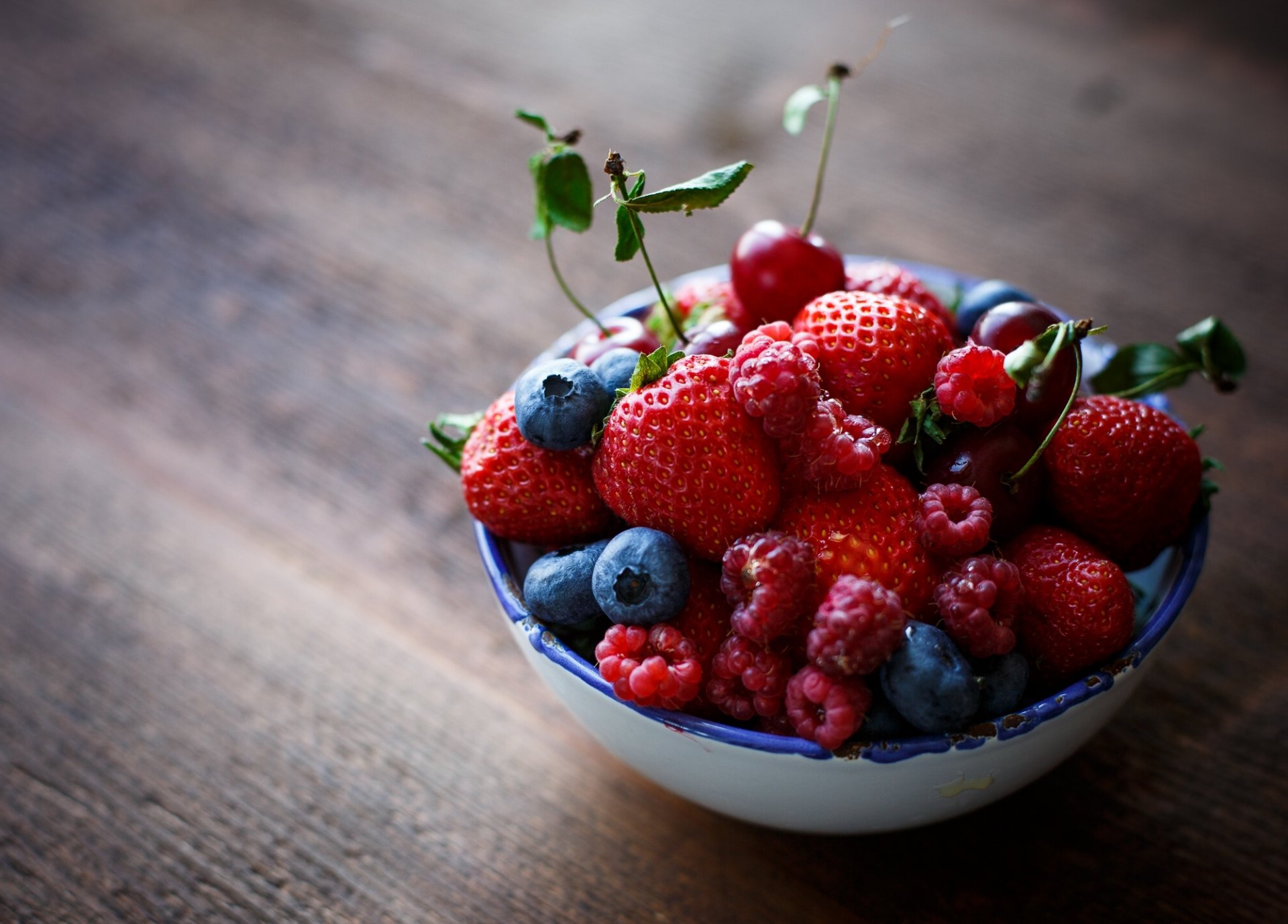 baies fraises framboises bleuets