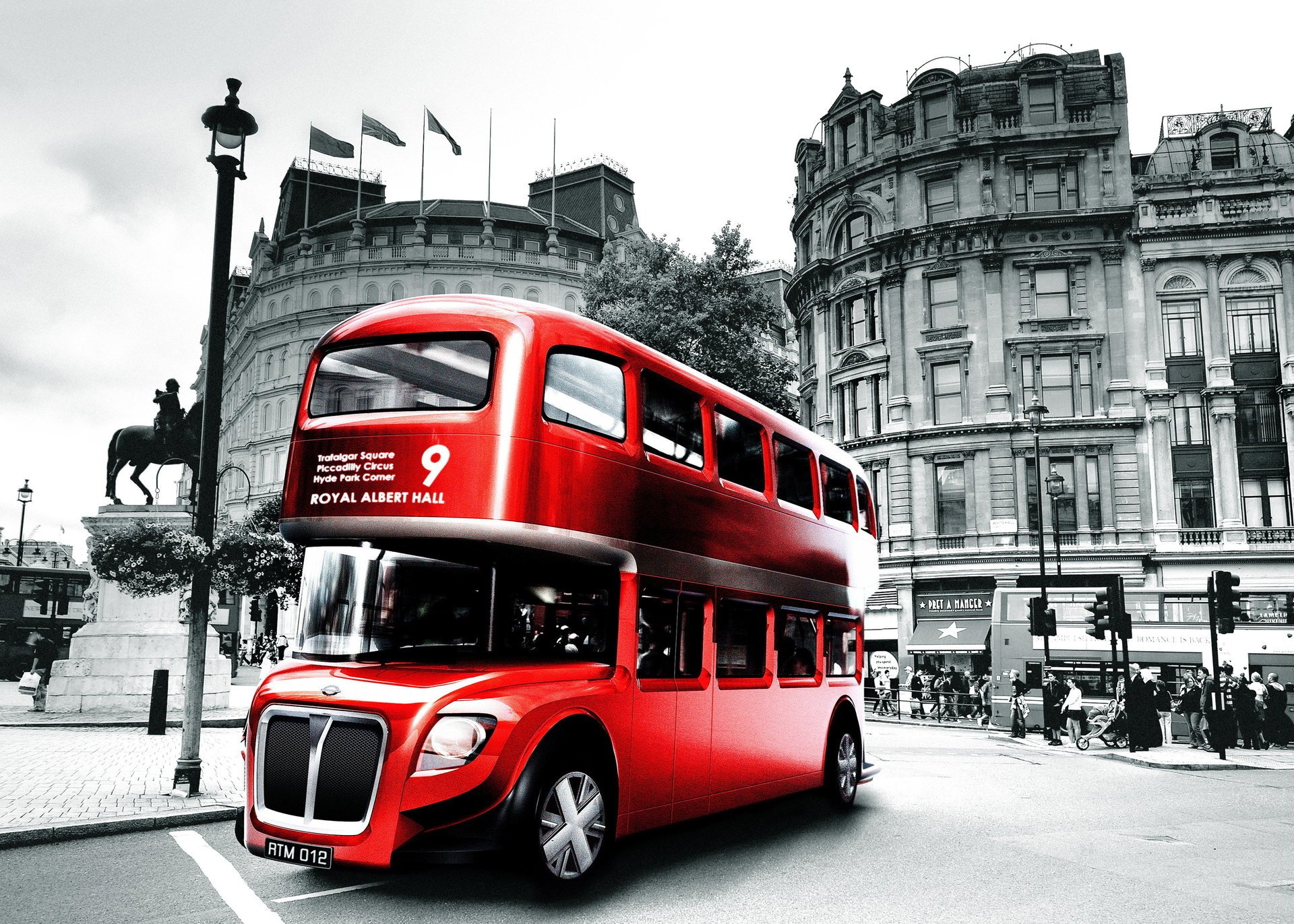 londra autobus rosso