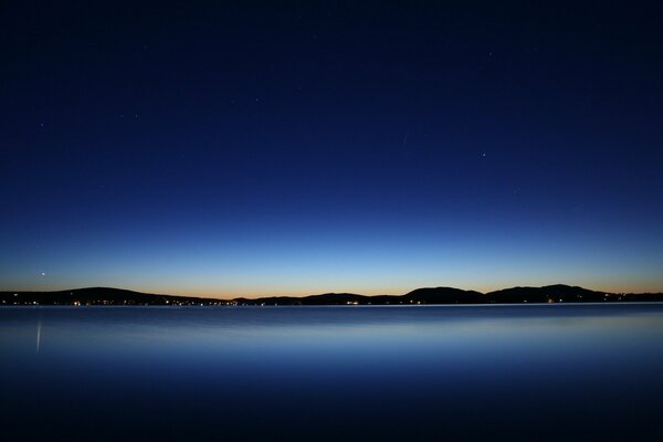 Beautiful night sea