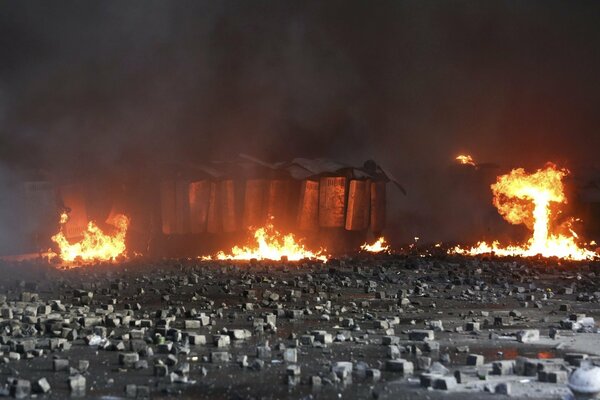 Scary photos that were taken in Kiev