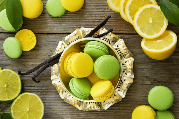 Pâtes au citron et à la menthe, citron et citron vert