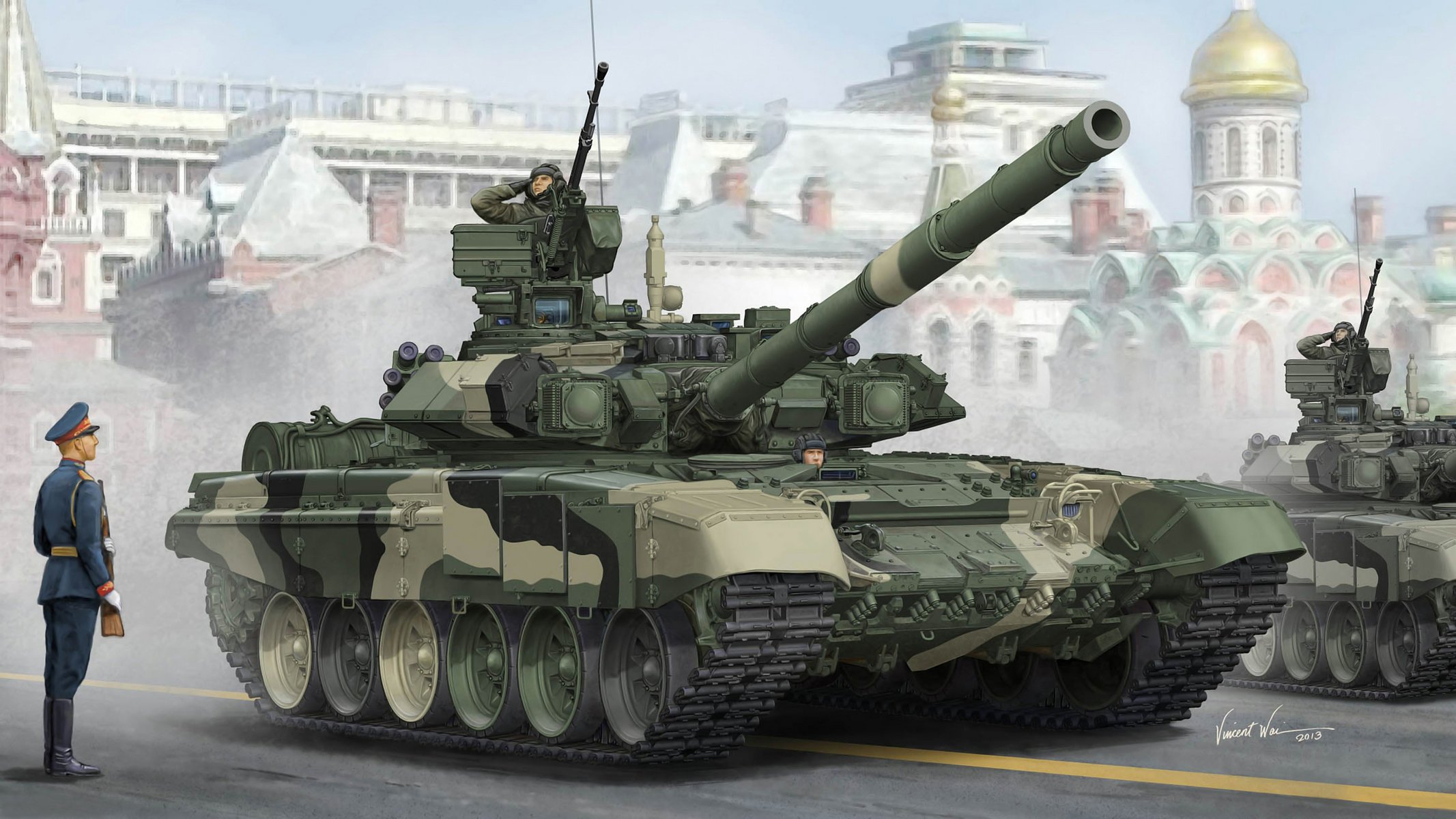 russian 125 mm art t-90a caliber mbt tank