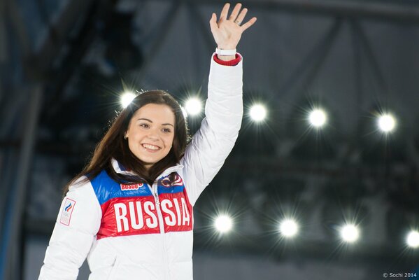 Аделина Сотникова чемпионка России на Олимпиаде в Сочи 2014