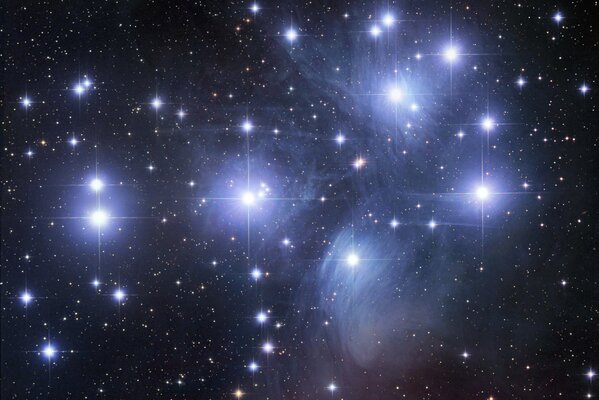 A magical cosmic constellation of stars