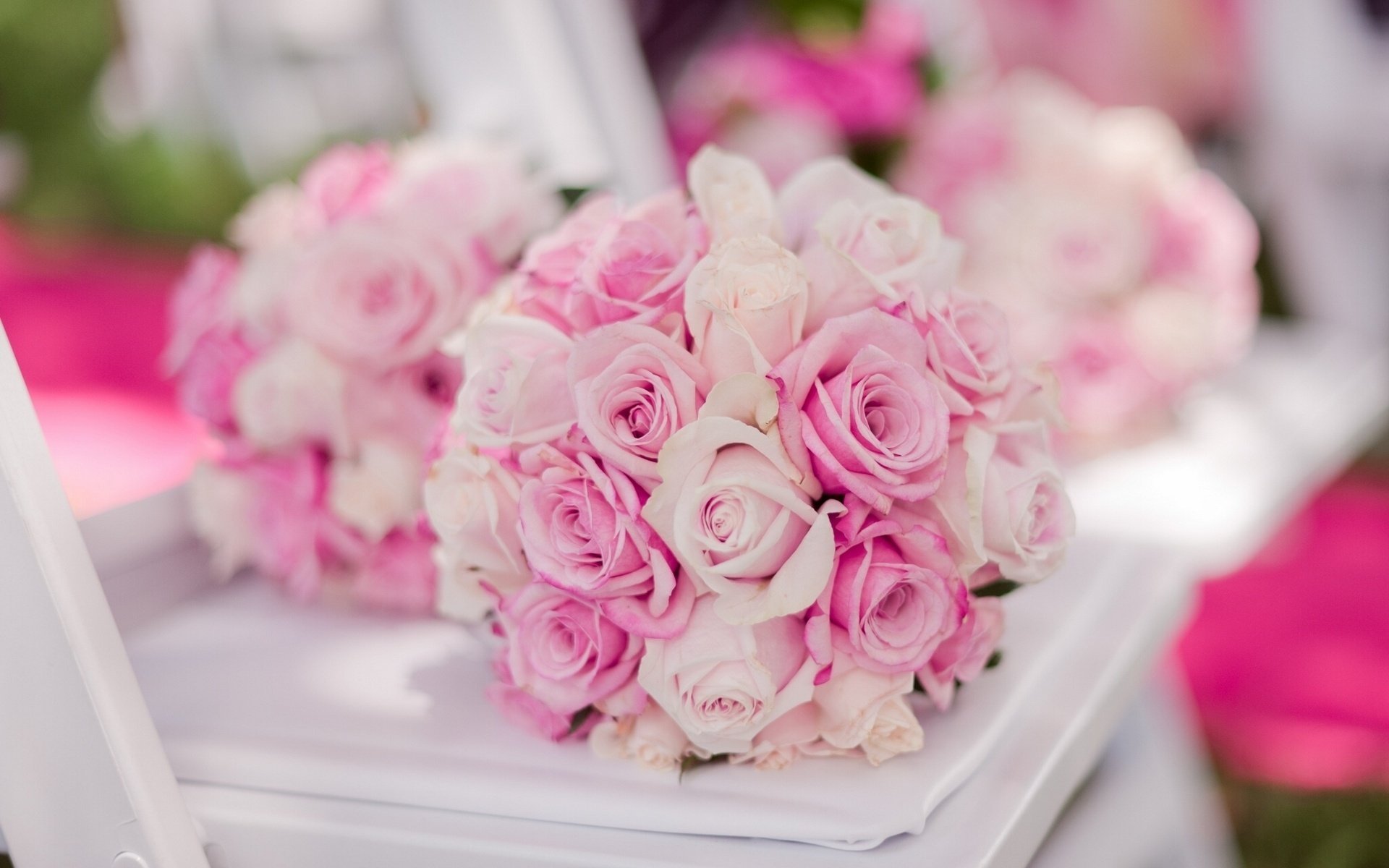 bouquet de mariage bourgeons roses