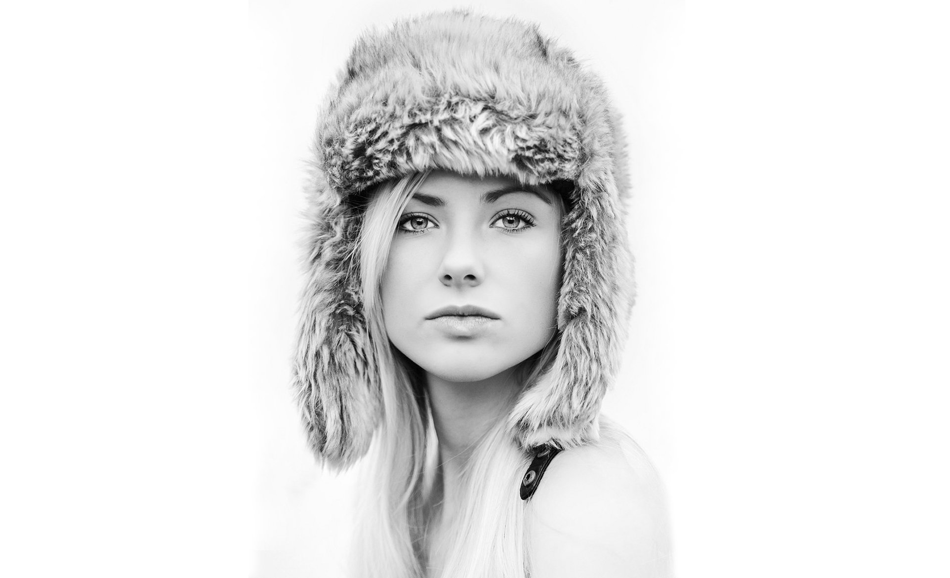 portrait hat ushanka background h b