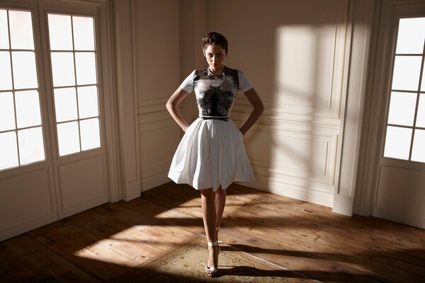 Foto-Shooting von Marion Cotillard aus dem Film The Dark Knight: Die Wiedergeburt