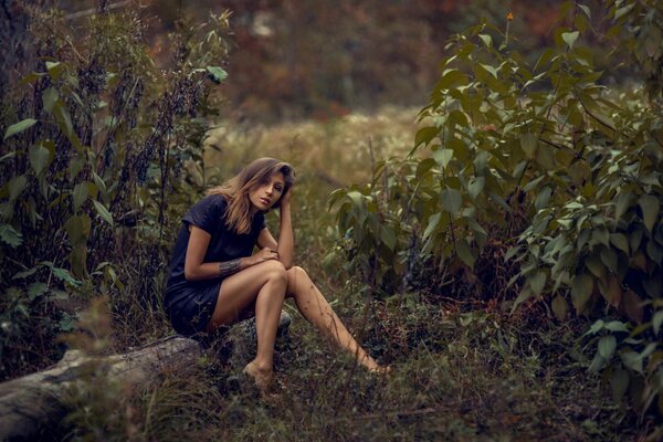 Photos de filles dans la nature