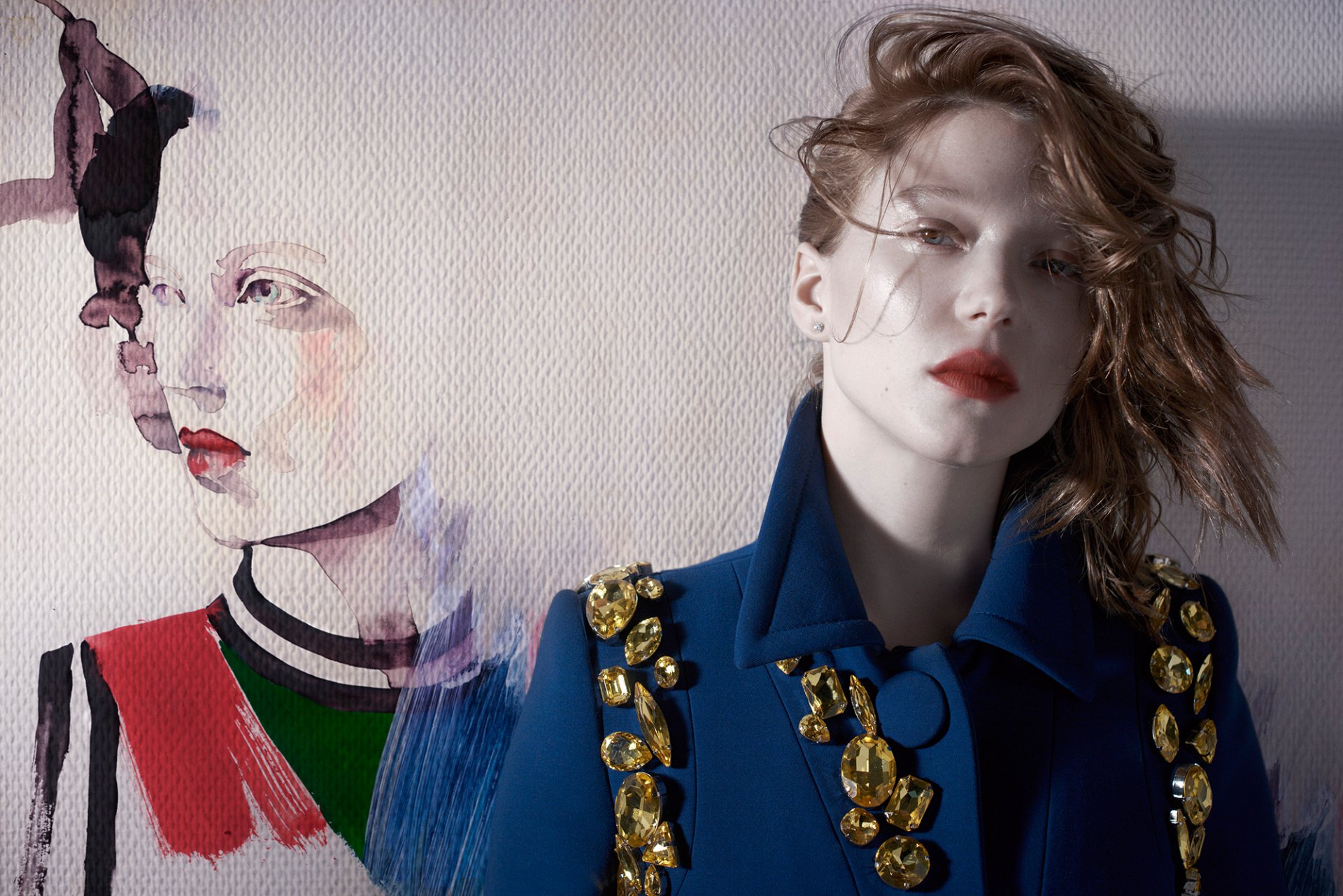 lea seydoux actriz sesión de fotos moda