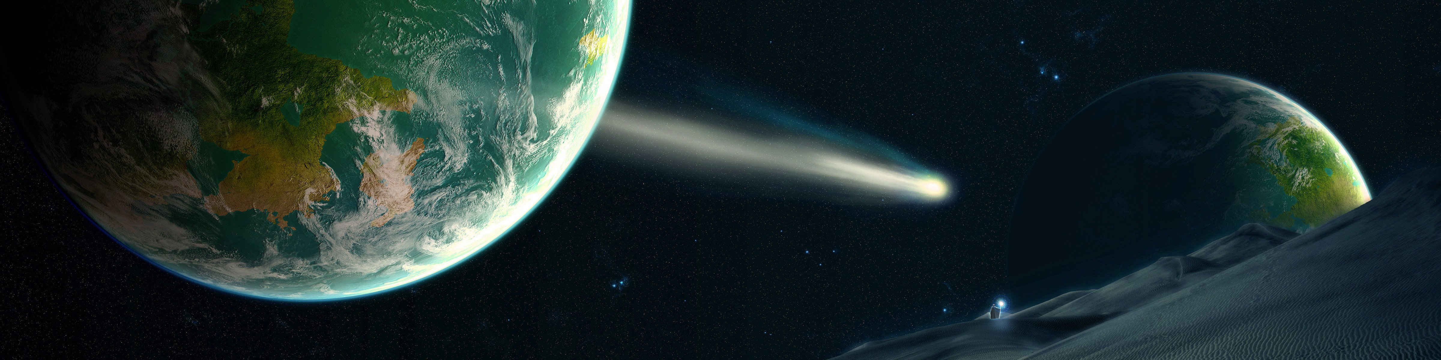 univers planète orbite dieu satellite lumière