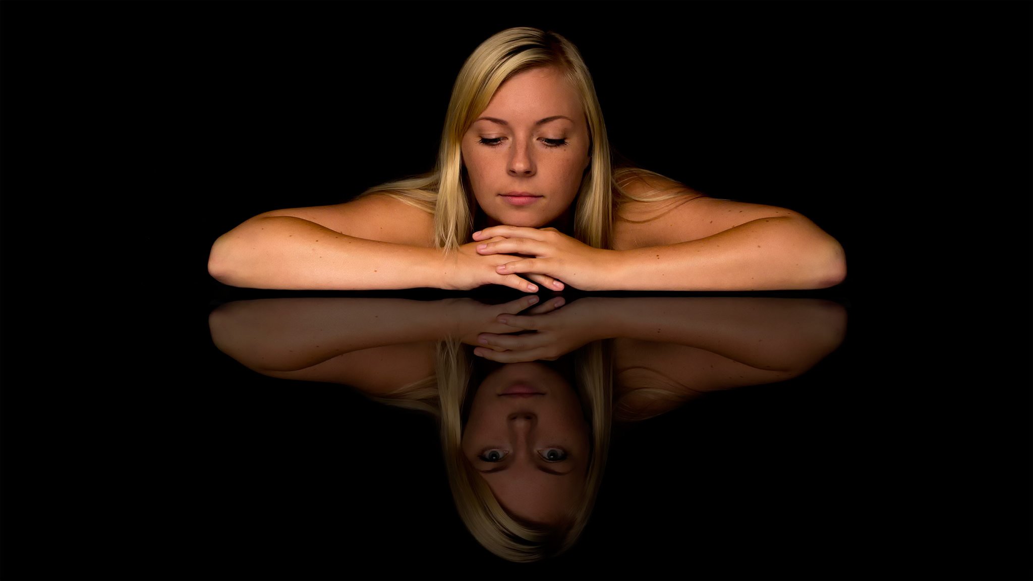 réflexion bifurcation fille vue