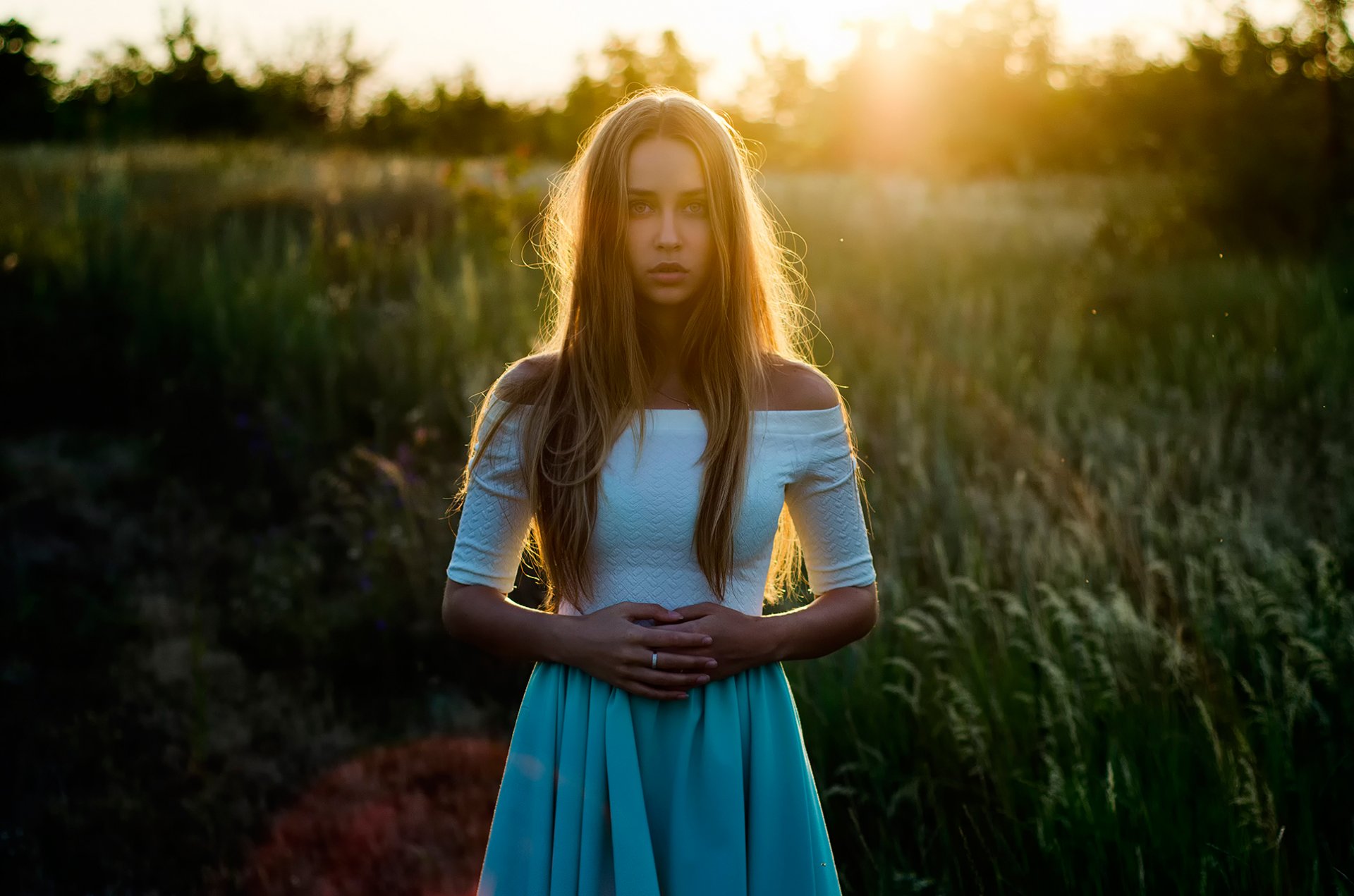 erotyka portret spojrzenie oświetlenie lato