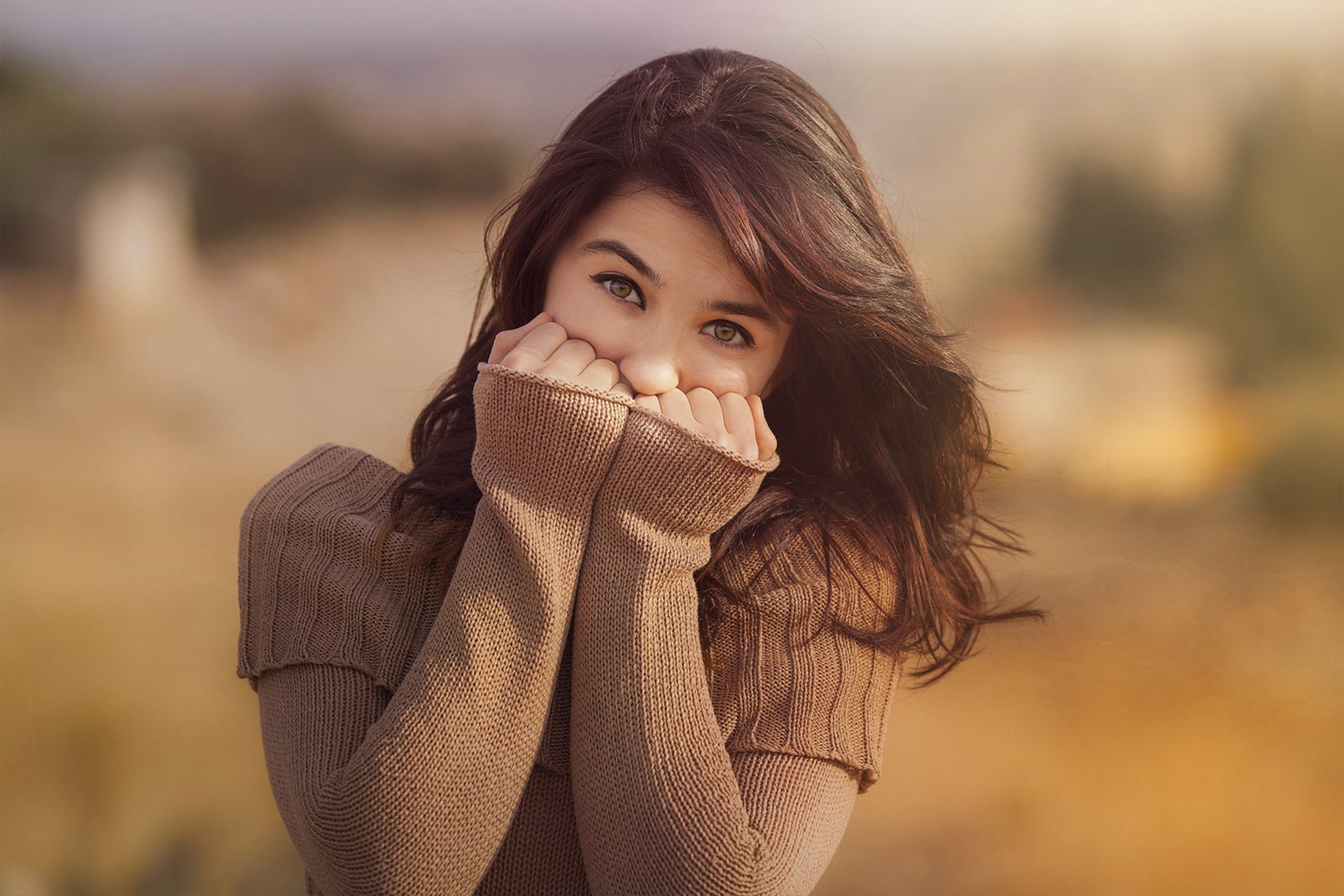 portrait vue bokeh