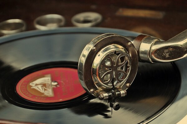 Gramophone pour écouter de la musique