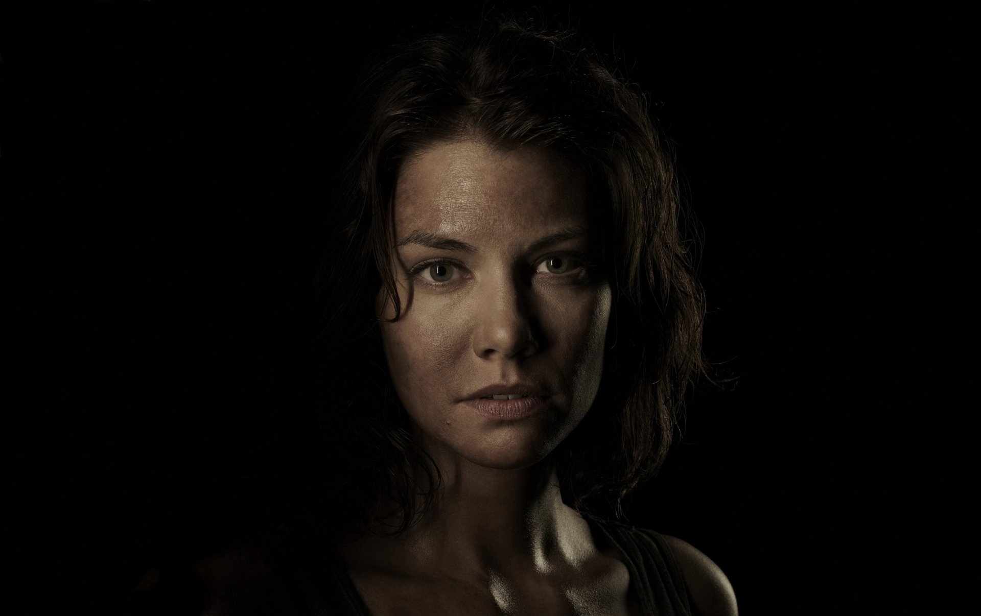 lauren cohen fotoshooting film the walking dead