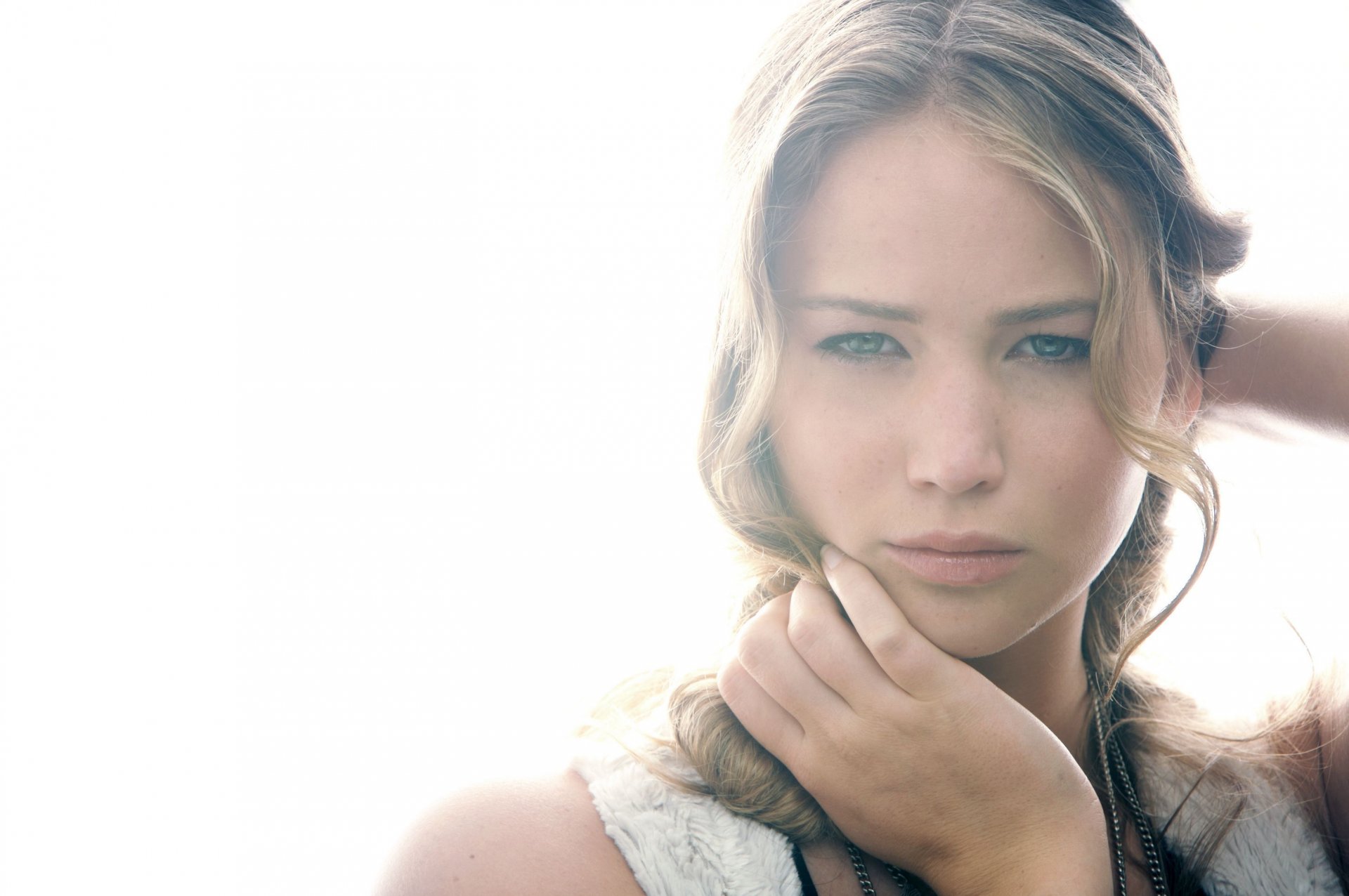 jennifer lawrence schauspielerin tapete blick