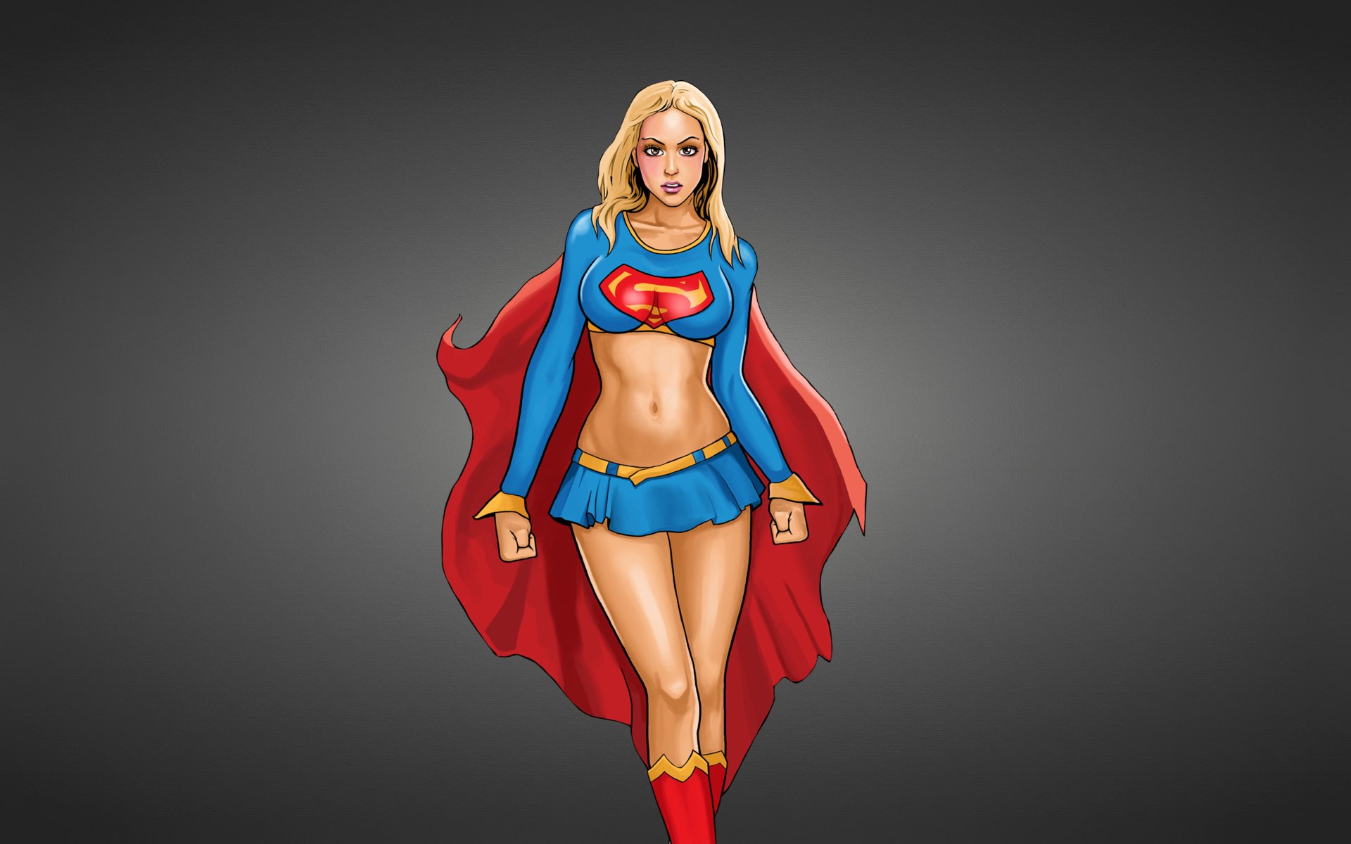 supergirl supergirl fond sombre cape rouge superman bande dessinée