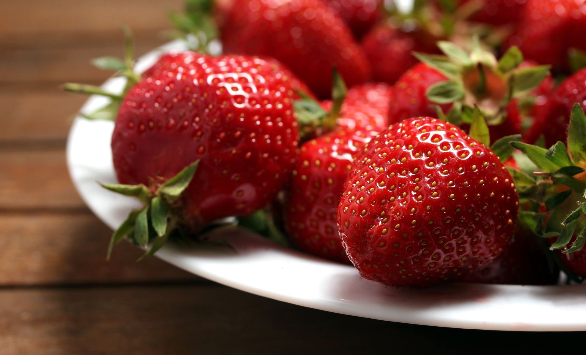 cibo carta da parati bacca sfondo fragola foglia