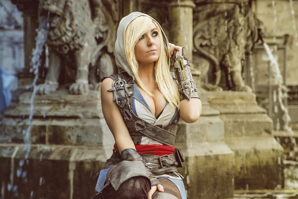 Nigri, cosplay, assassin Creed, fille sexy
