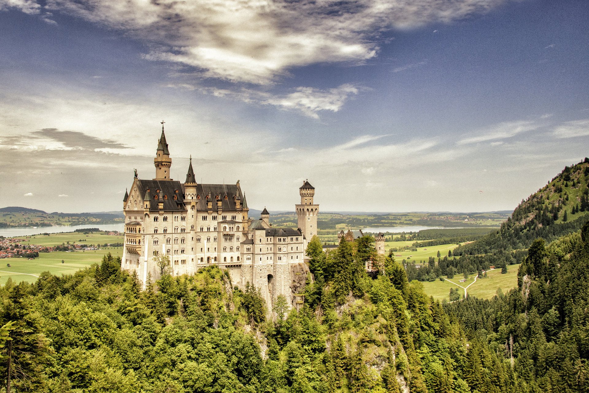 ville sud-ouest allemagne bavière château