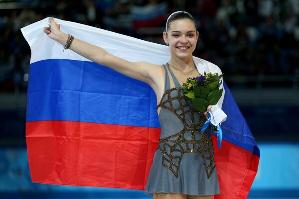 Adelina Sotnikova na łyżwiarstwie figurowym