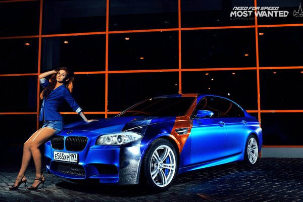 Fille annonce bleu bmw m 5