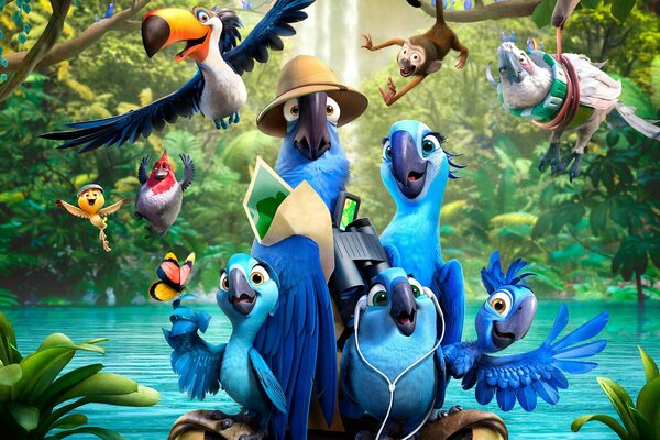 Personajes de Rio 2 Brasil