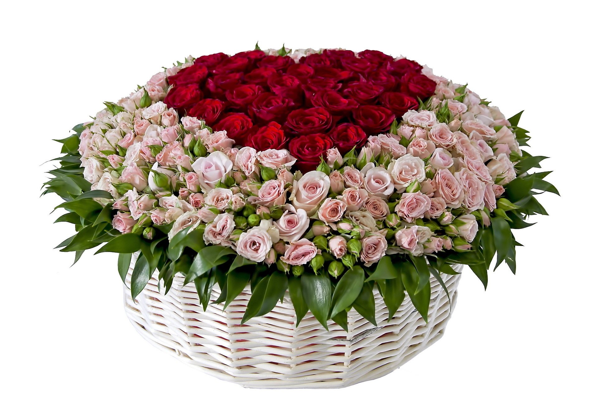 basket roses flowers bouquet basket flower