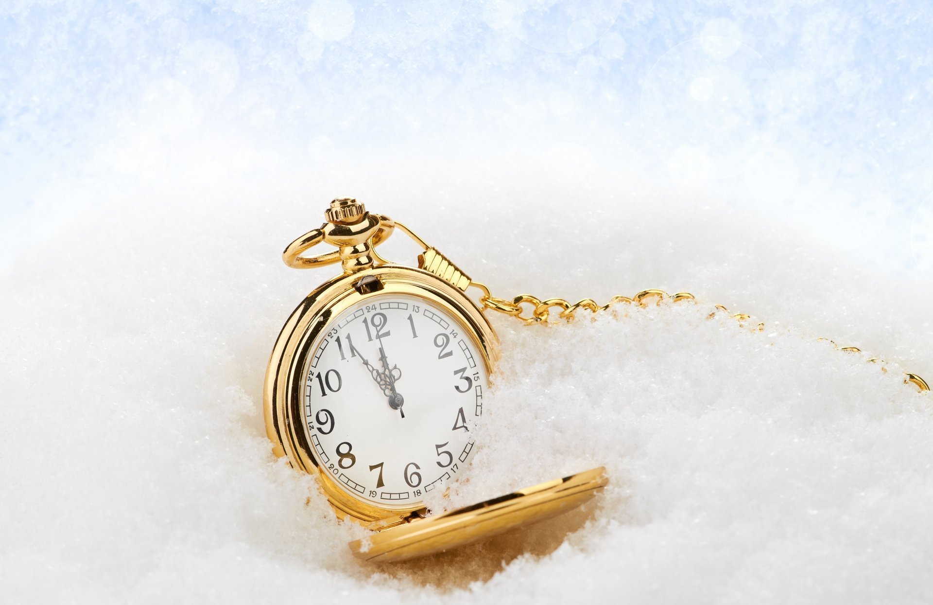 natale clock nuovo anno time snow winter