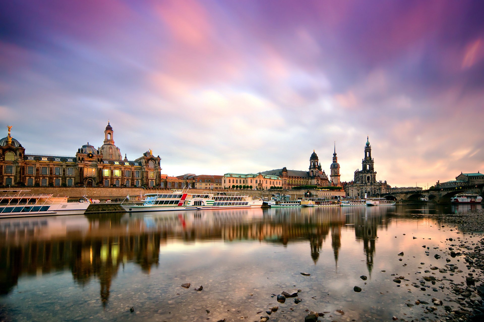 dresden deutschland edificios dresde germany alemania ciudad mañana