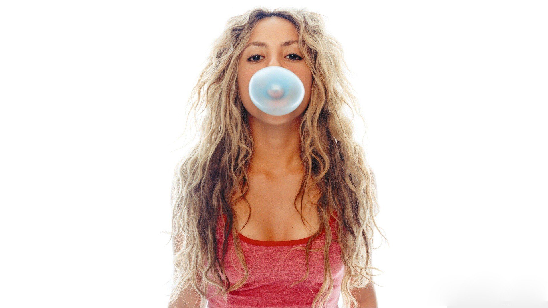 shakira chanteur musique bulle célébrité chewing-gum