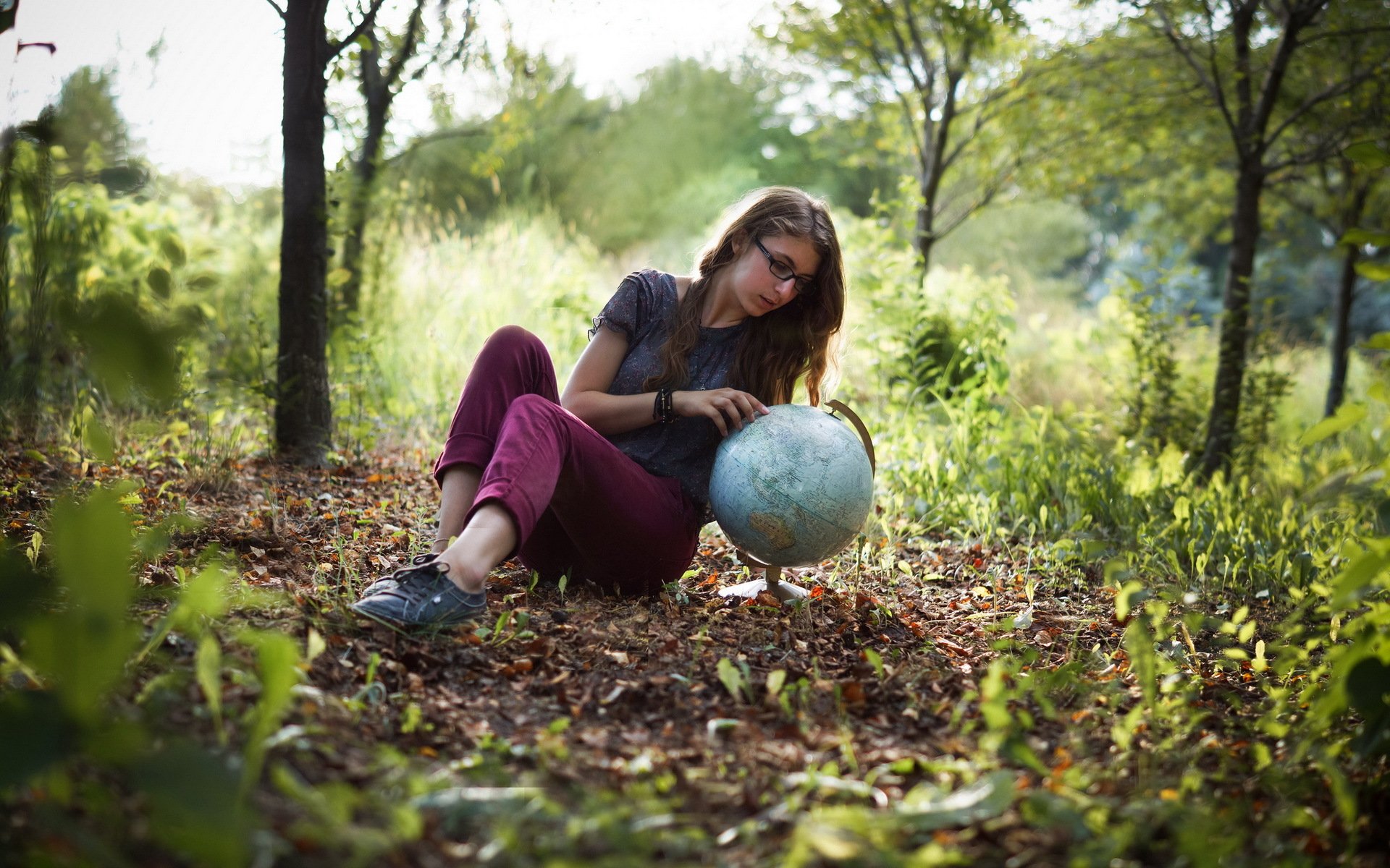 ragazza globo situazione