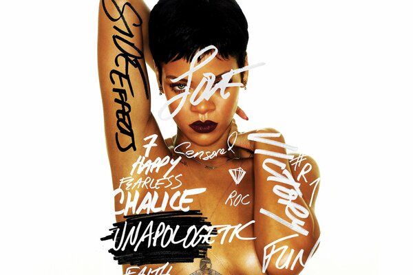 Portada del álbum de la cantante rihanna