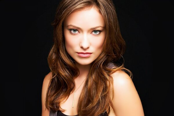 La mirada penetrante de la actriz Olivia Wilde